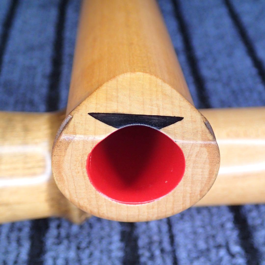 尺八 ワダ楽器 蝴蝶 (楓)七孔 一尺八寸管
