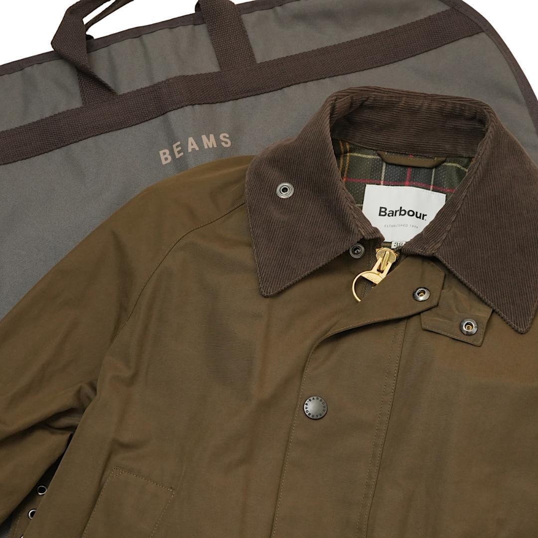 ⭐️新品未使用 BEAMS F別注 Barbour BEDALE ピーチスキン