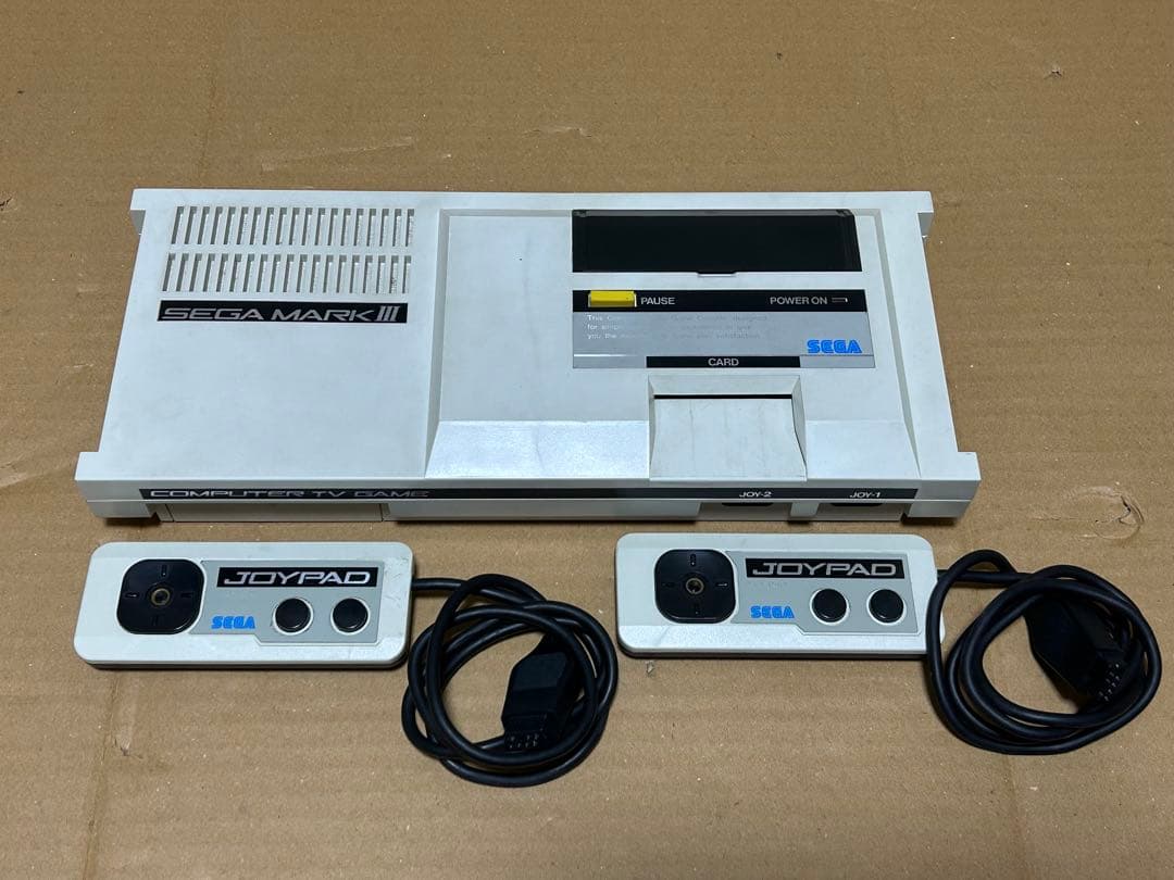 【使える!ソフト2個付き！】SEGA マークIII 本体 動作確認済み！