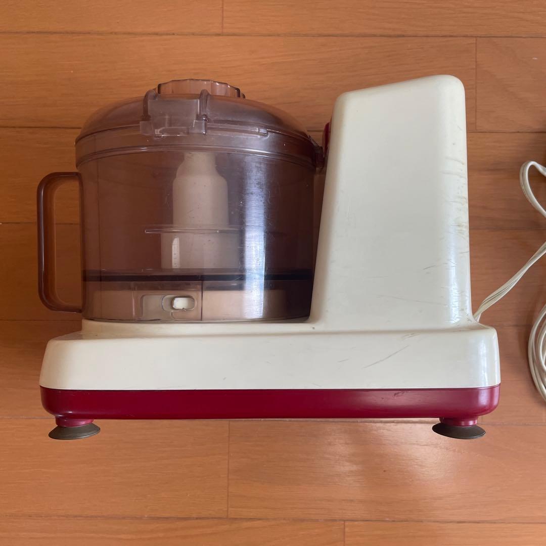 レトロ家電　昭和家電　National フードプロセッサー MK-123