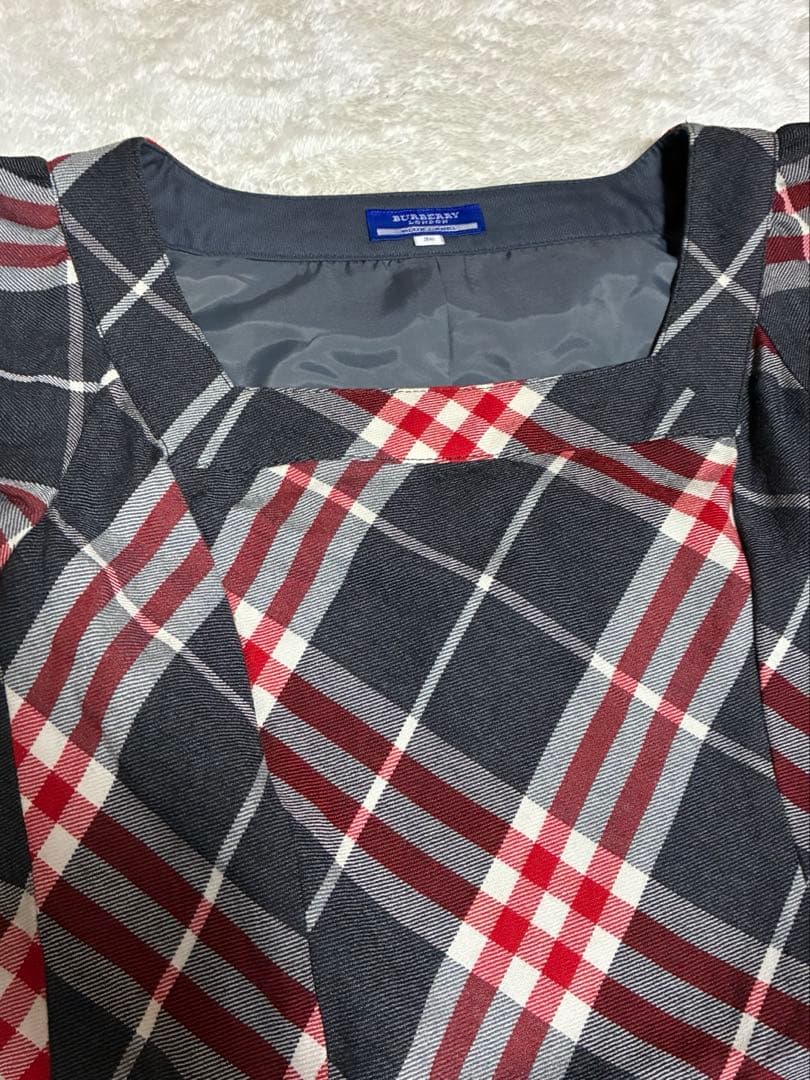 美品BURBERRY BLUE LABEL フレアスカート 38 ワンピース