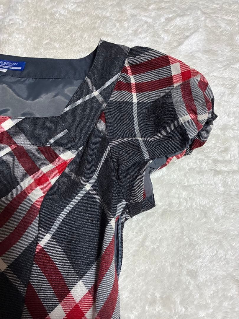 美品BURBERRY BLUE LABEL フレアスカート 38 ワンピース