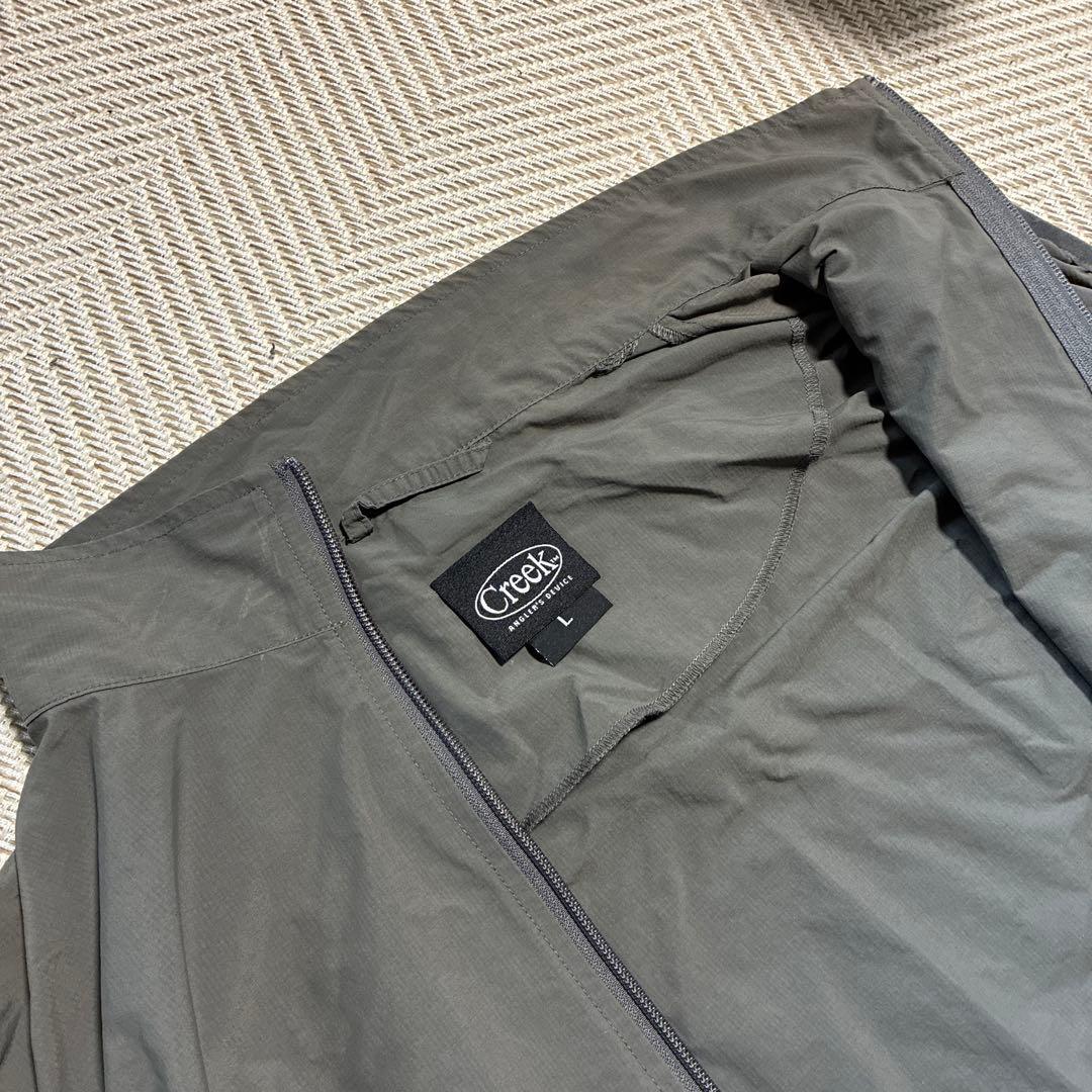 creek angler's device ベスト　グレー