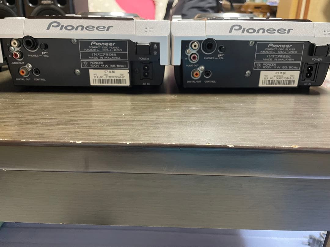 DJ機材フルセット CDJ200×2 NumarkM2 Fostex