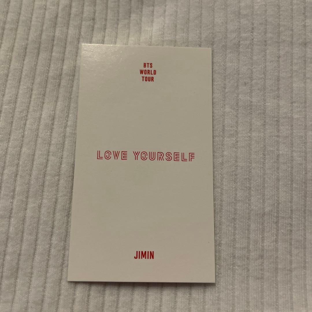 BTS LYS ラゲッジタグ 付属フォト ジミン