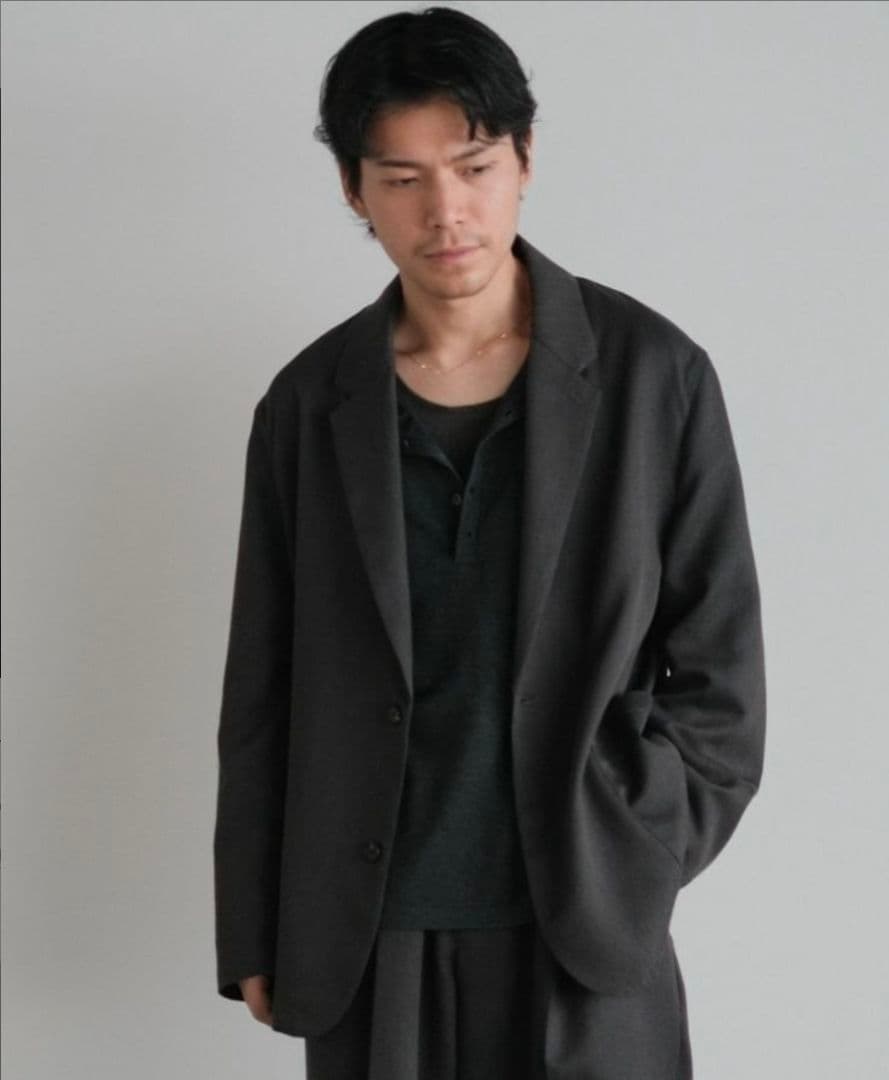 【新品】shiun P/L SINGLE BREASTED JACKET XS
