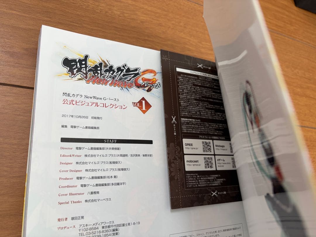 閃乱カグラ NewWave Gバースト 公式ビジュアルコレクション VOL.1