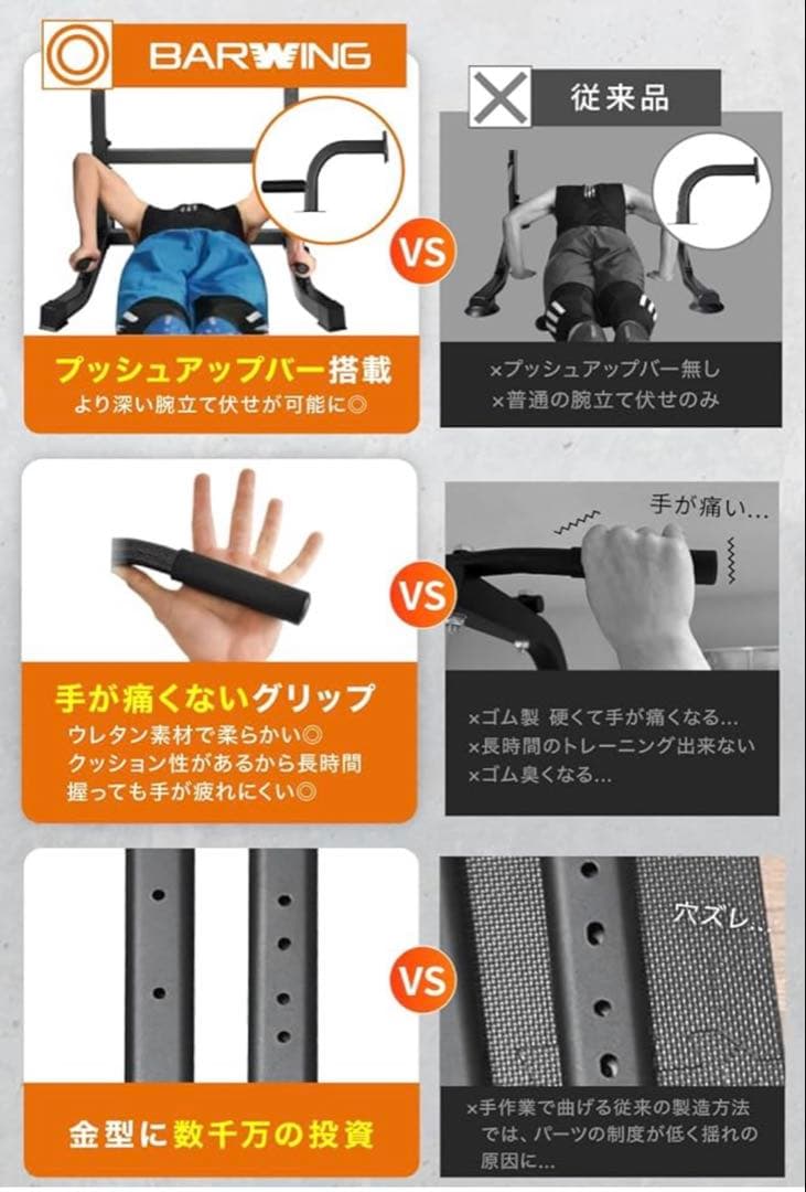 BARWING ぶら下がり健康器　チンニング　懸垂