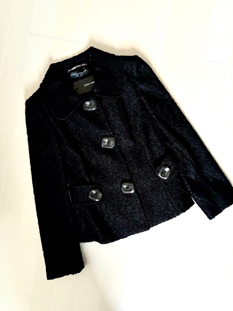 新品タグ付 Dolce&Gabbana ジャガード テーラード ジャケット