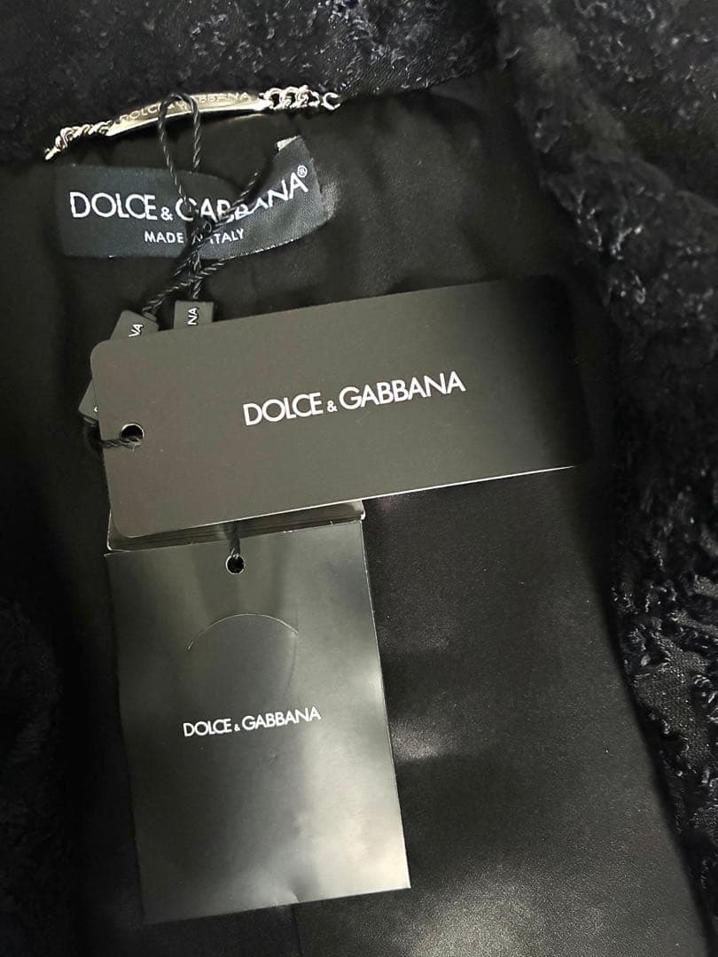 新品タグ付 Dolce&Gabbana ジャガード テーラード ジャケット