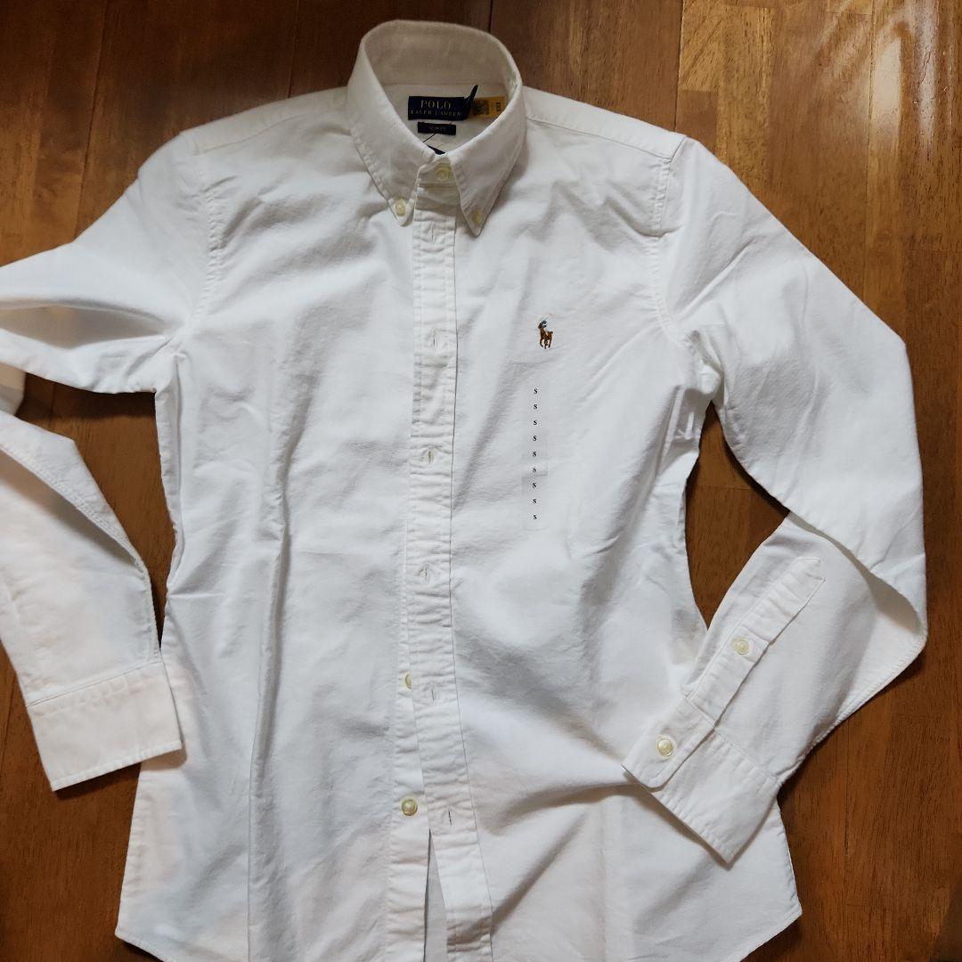 Polo Ralph Lauren 長袖シャツ US S ホワイト