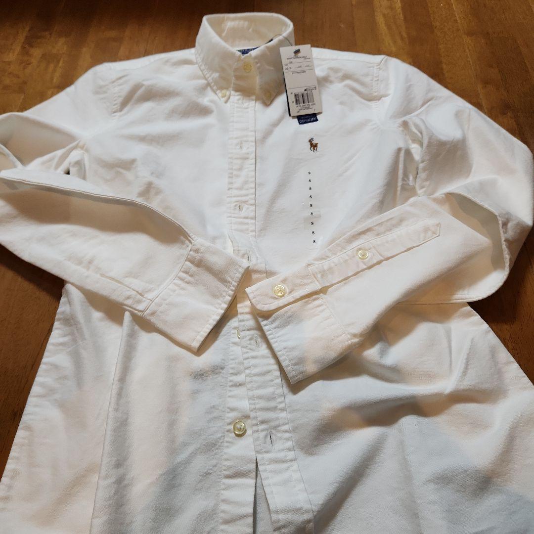 Polo Ralph Lauren 長袖シャツ US S ホワイト