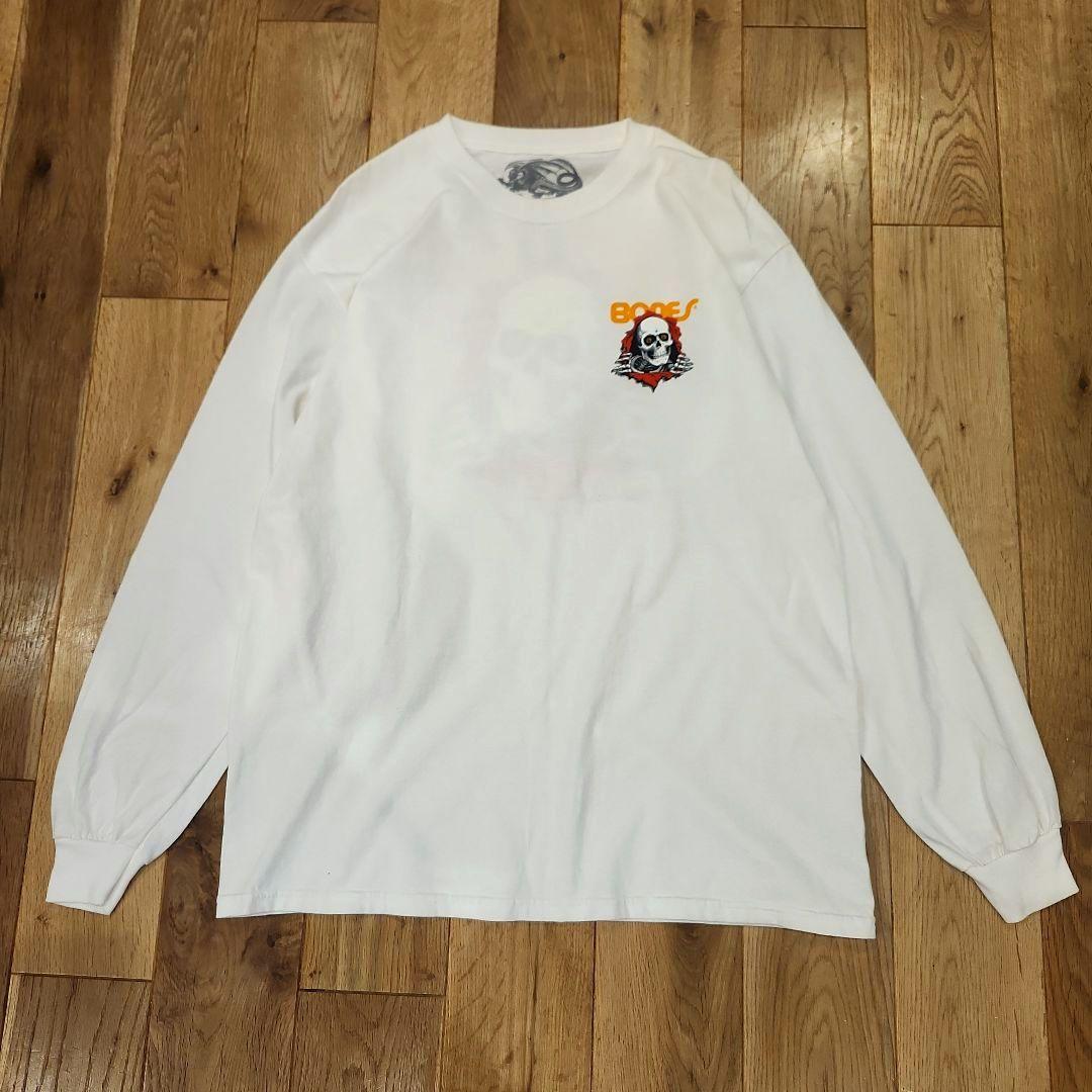 パウエルペラルタ POWELL PERALTA ドクロ柄 スカル柄 ロンT