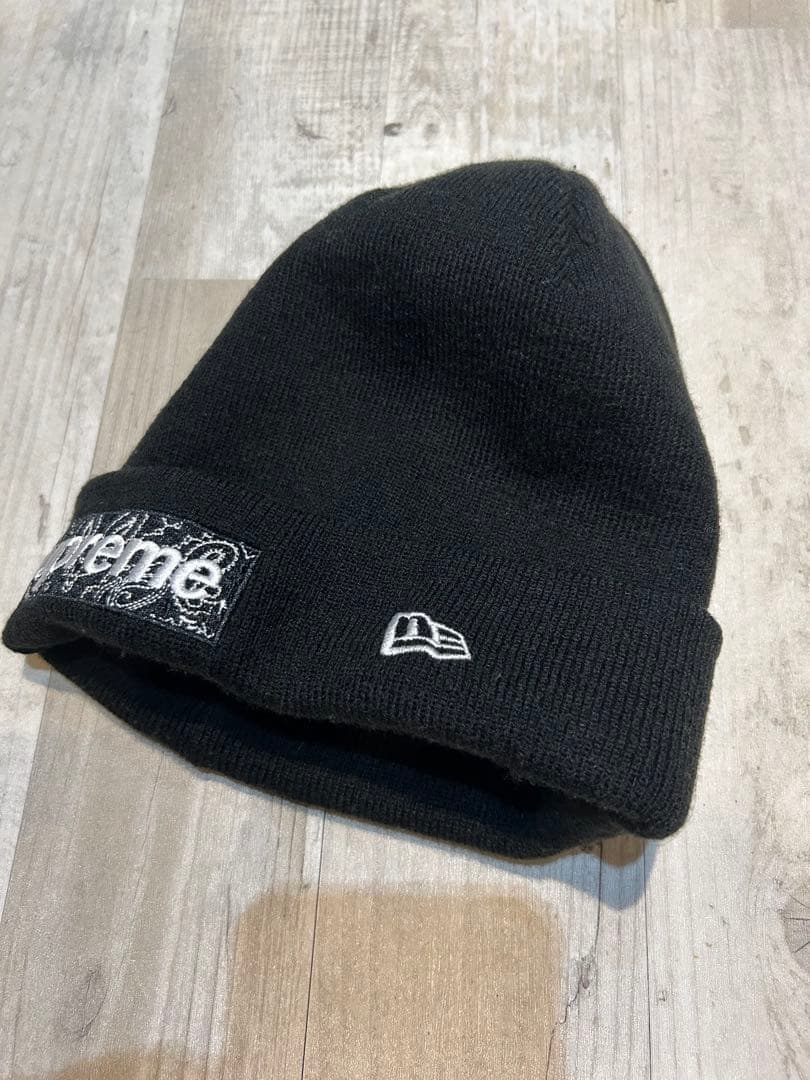 SUPREME 2019AW Bandana Box Logo ニット帽