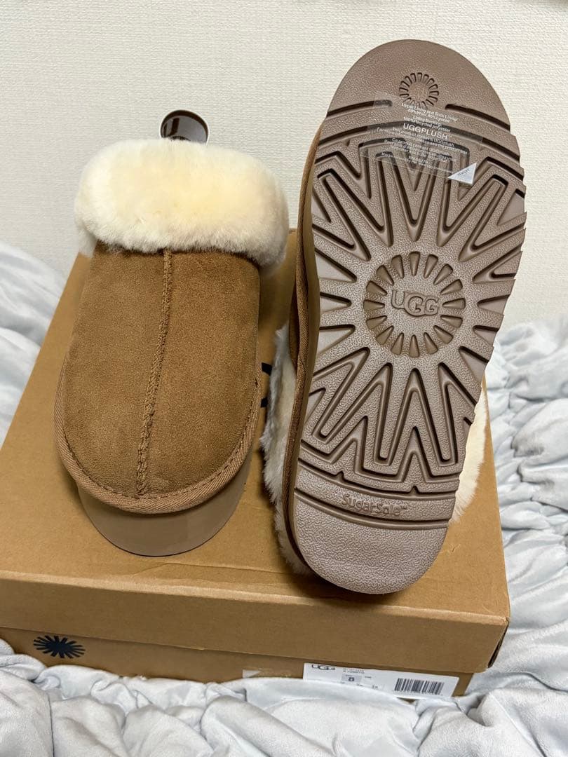 UGG ファンケット 25cm 厚底