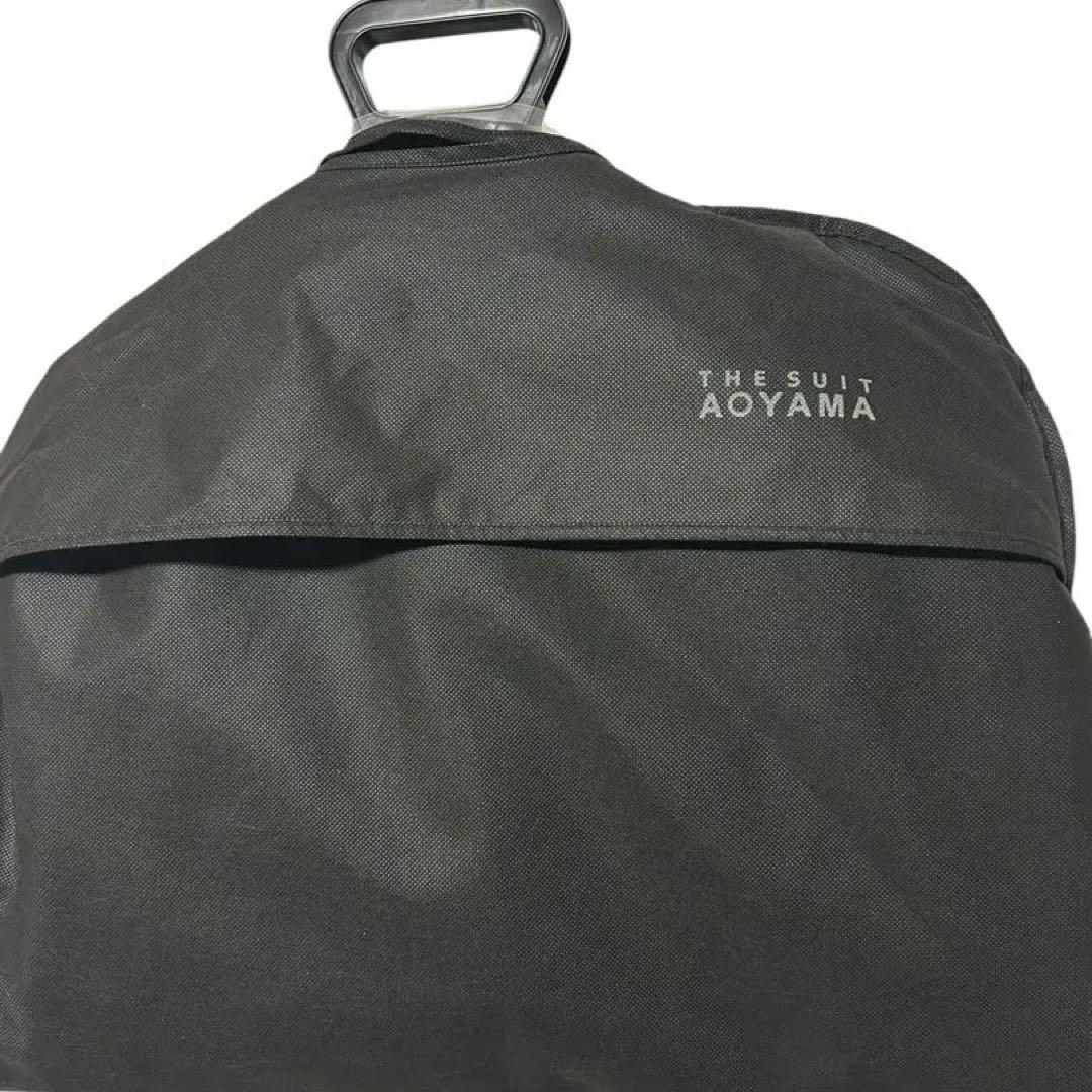 美品✨紺色ストライプスーツ　 パンツ2本付き　大きめ　洋服の青山