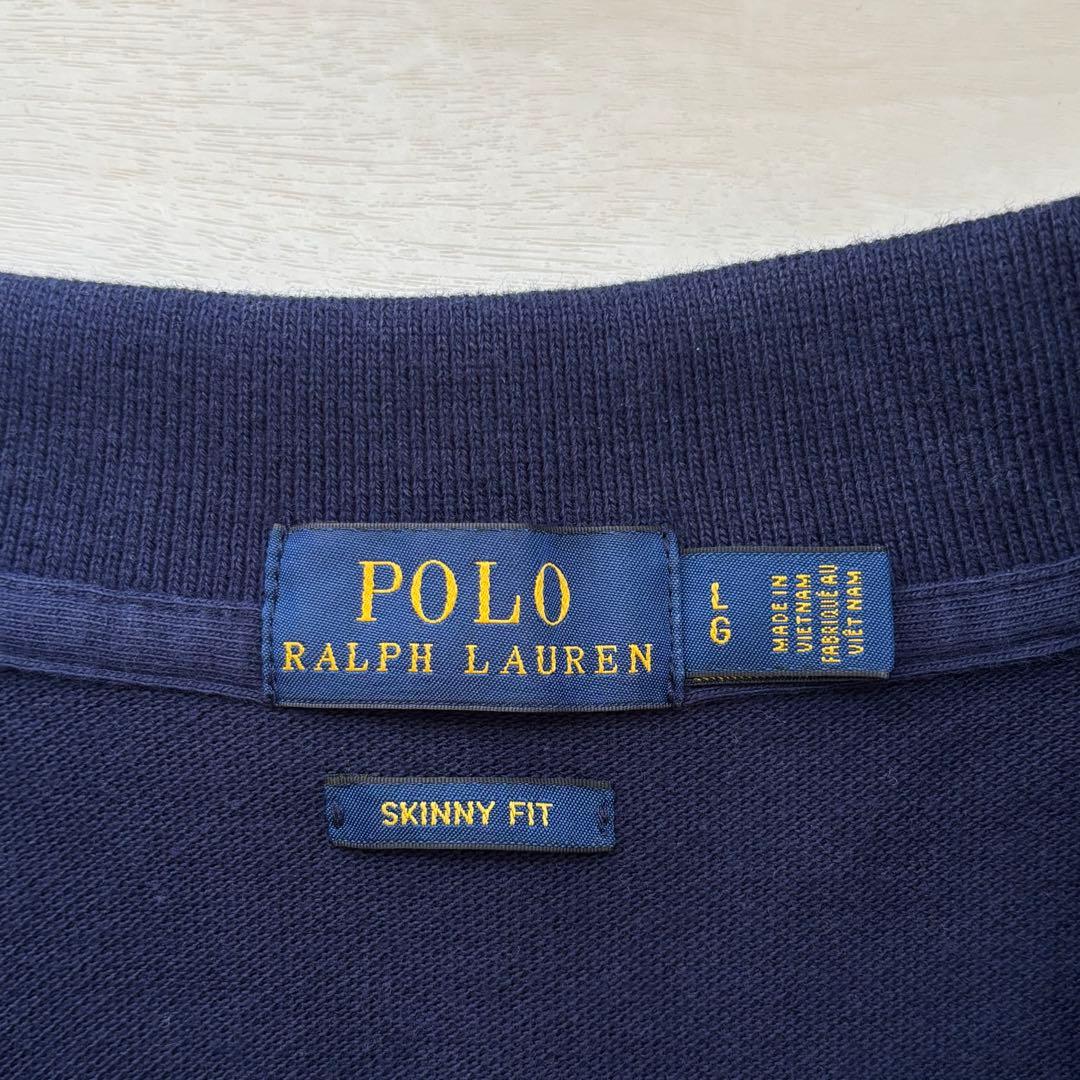 ❤️極美品❤️ラルフローレン　半袖ポロシャツ　ネイビー　Lサイズ