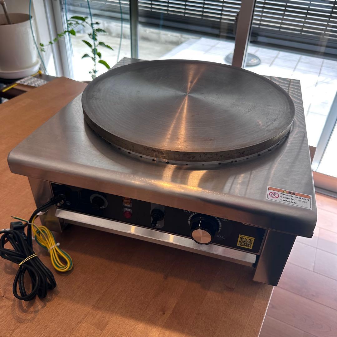 業務用 クレープ焼器 電気式 クレープメーカー 100V電源