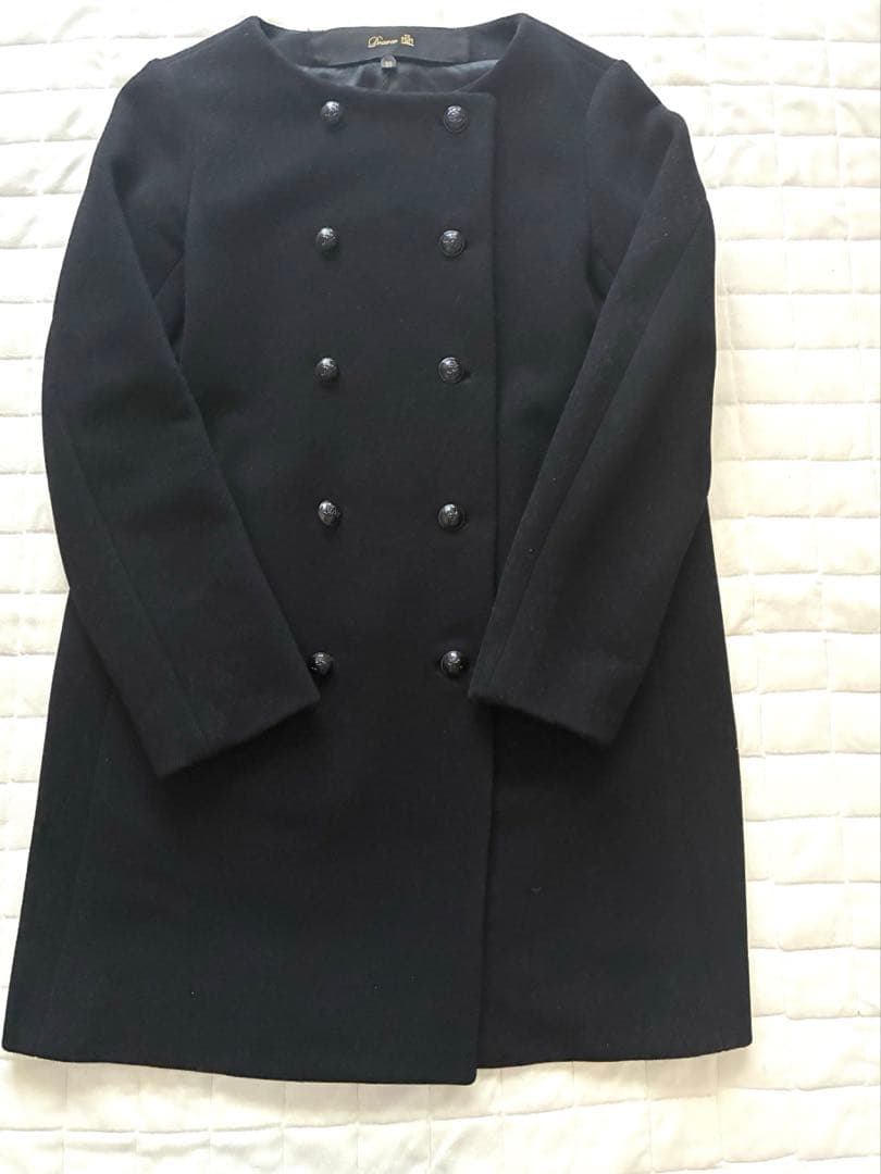 【美品】ドゥロワー　コート　ブラック