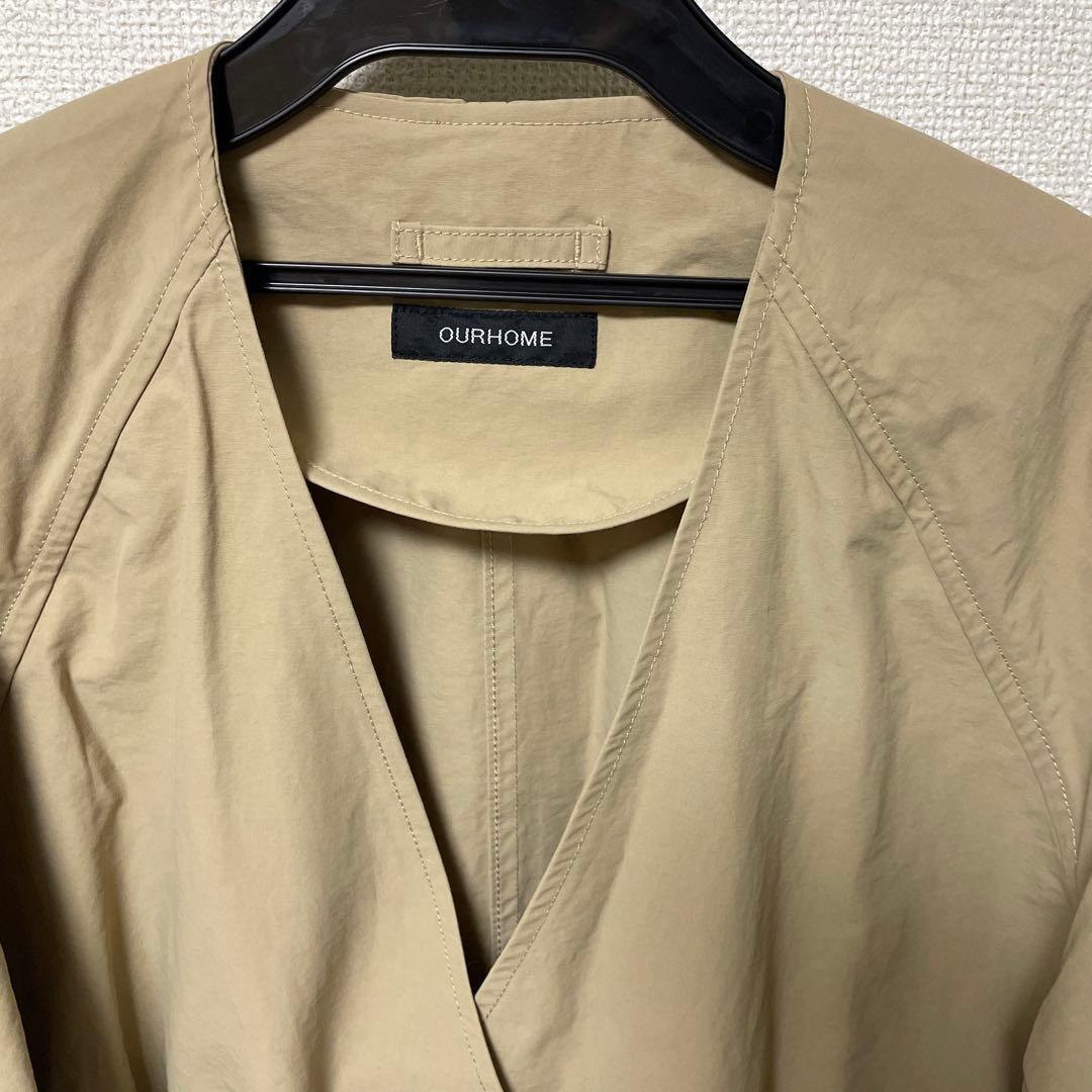 OUR 頼れるノーカラーコート