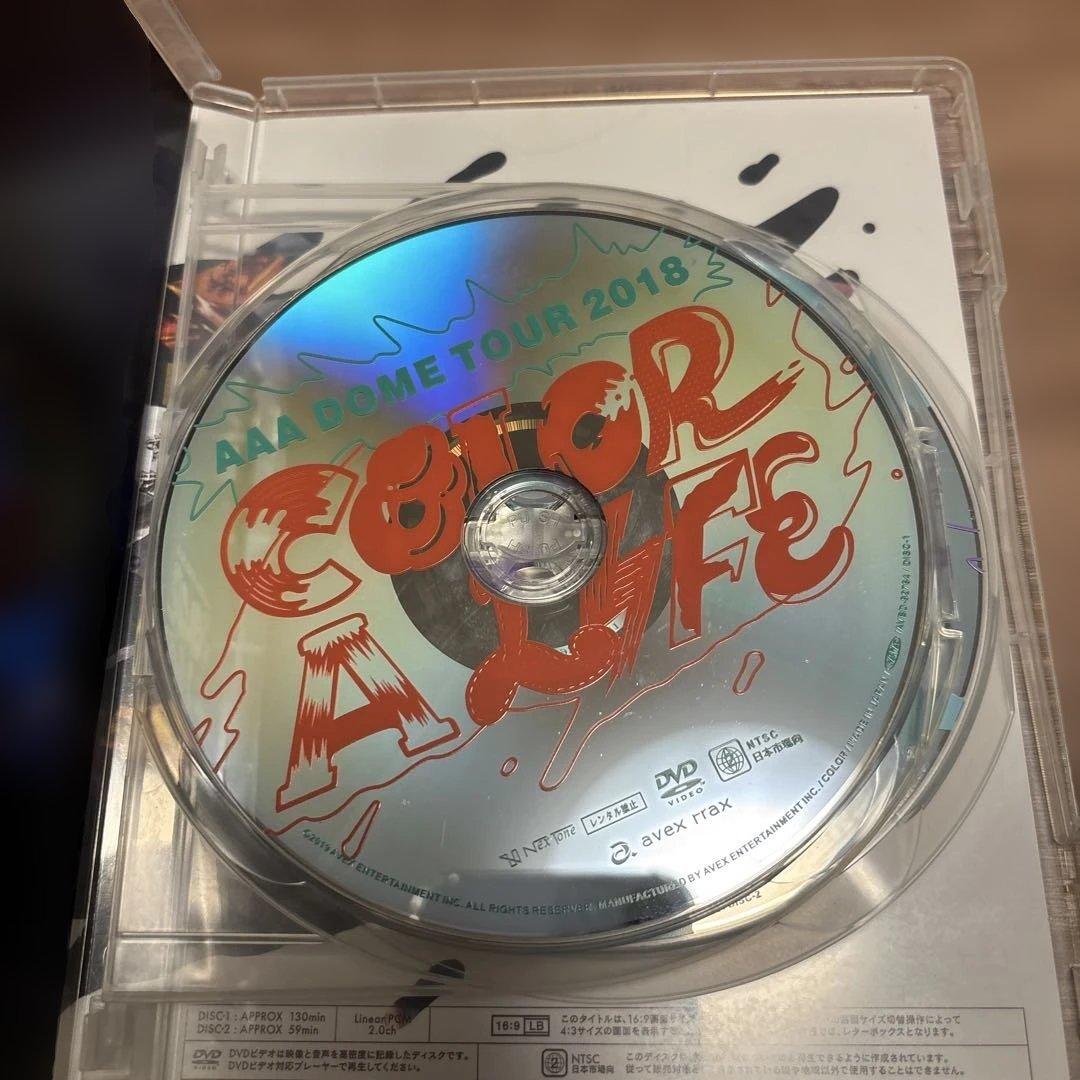 AAA/AAA DOME TOUR 2018 COLOR A LIFE〈2枚組〉