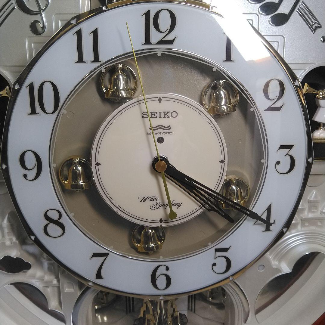 SEIKO セイコー　からくり電波時計　ウェーブシンフォニー