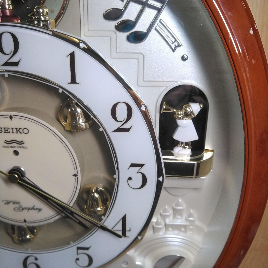SEIKO セイコー　からくり電波時計　ウェーブシンフォニー