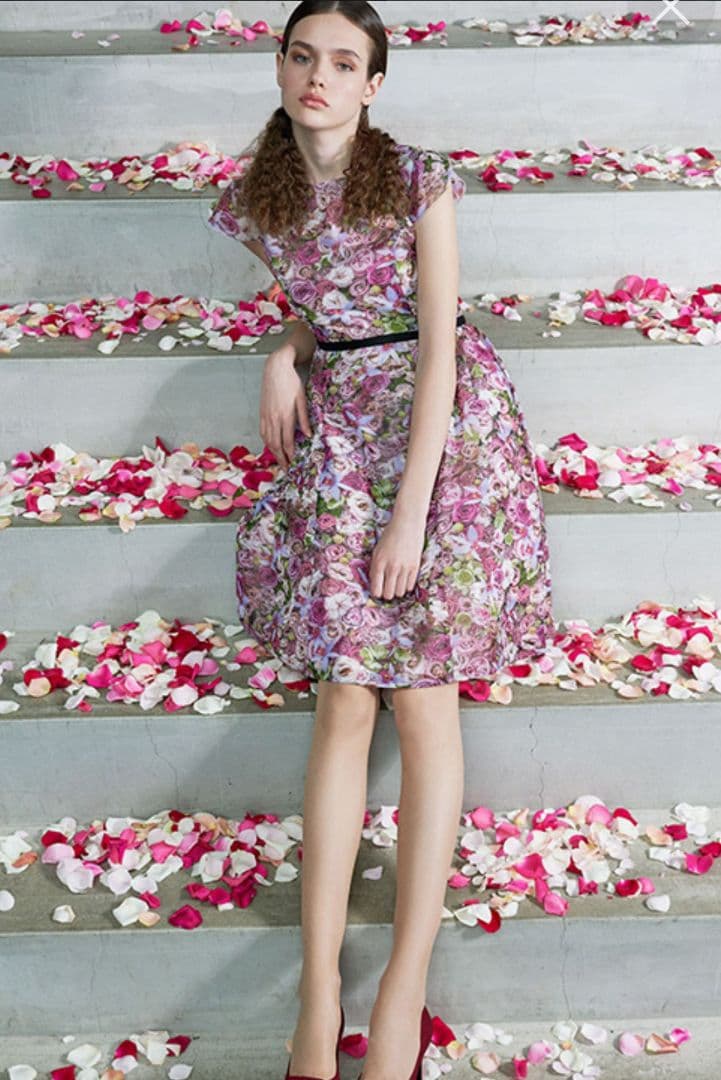 TOCCA FLOWER BOX ドレス ピンク系