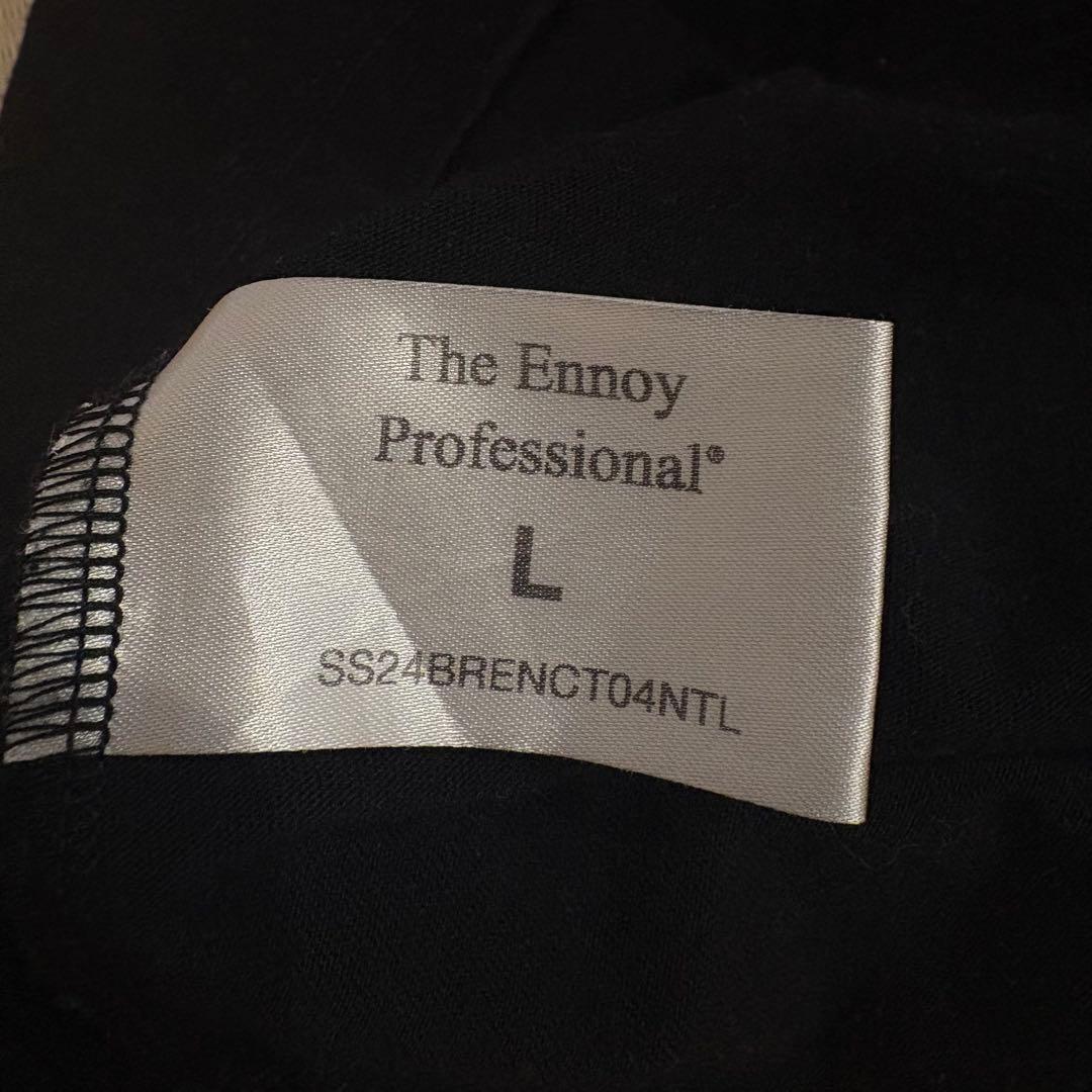 トップス ENNOY PROFESSIONAL LOGO T-SHIRT (BLACK)