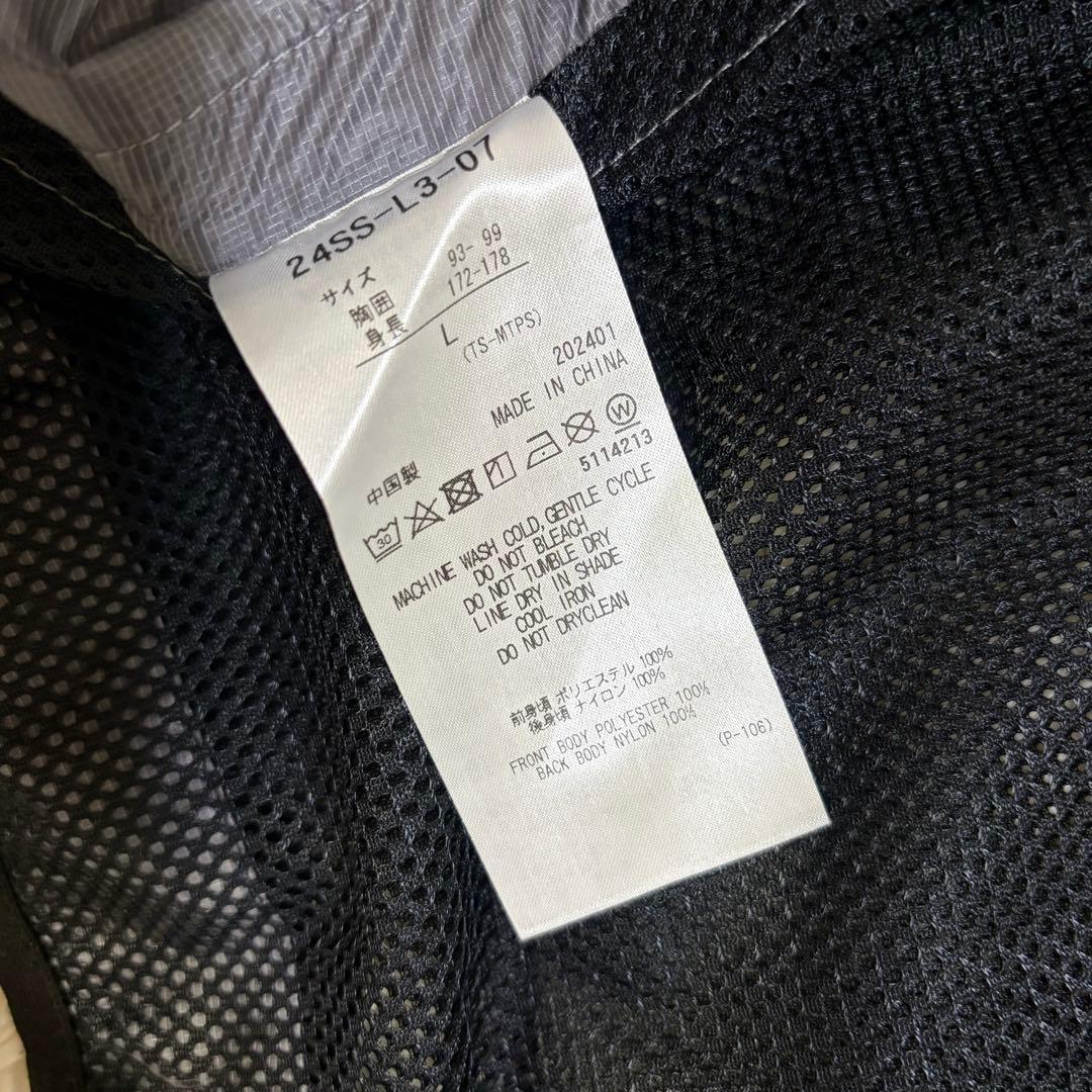 未使用 24SS Marmot PERTEX メッシュコンビベスト 黒 L