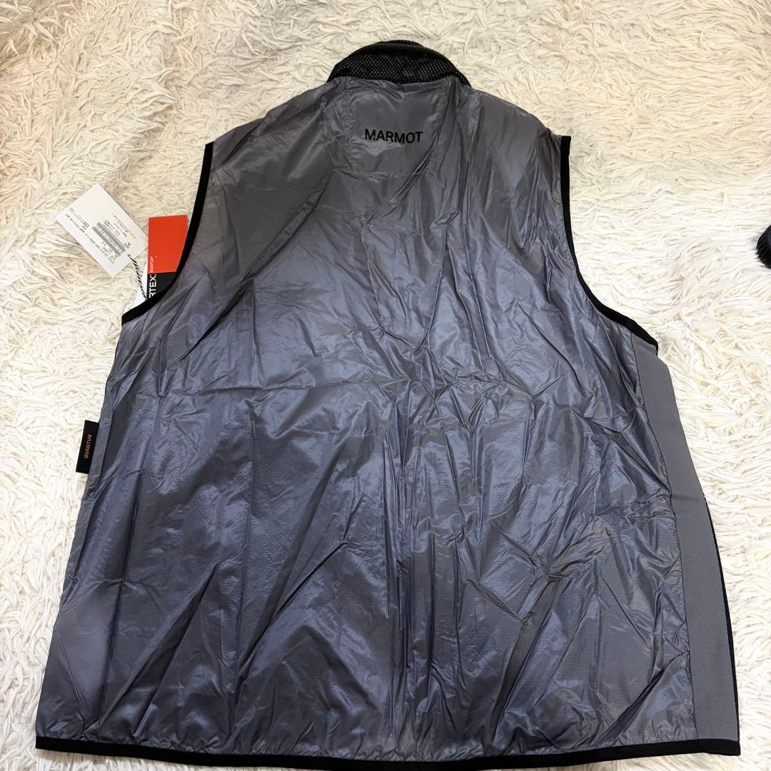 未使用 24SS Marmot PERTEX メッシュコンビベスト 黒 L
