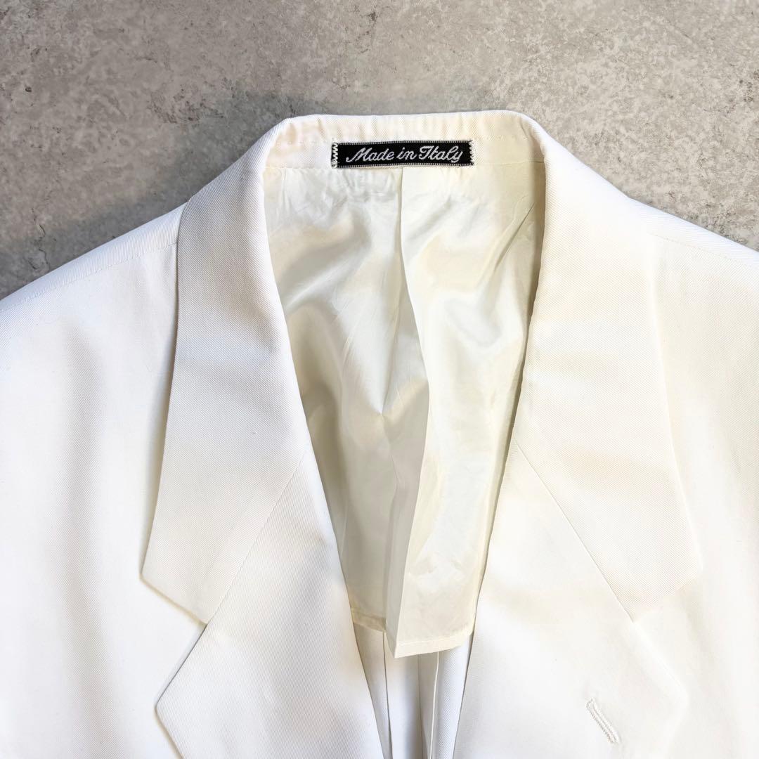 最高級ラインGIORGIOARMANI White tailoredjaket