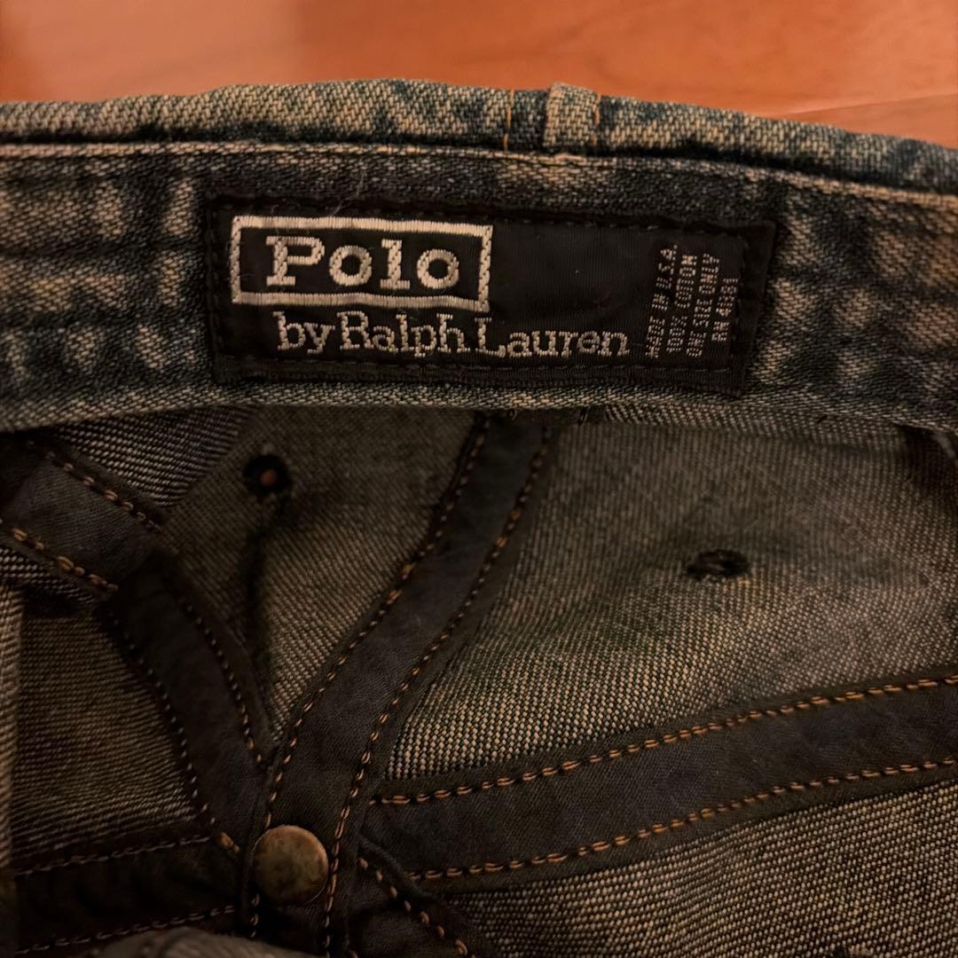 RRLお好きな方へ　90S Polo Ralph Lauren デニムキャップ