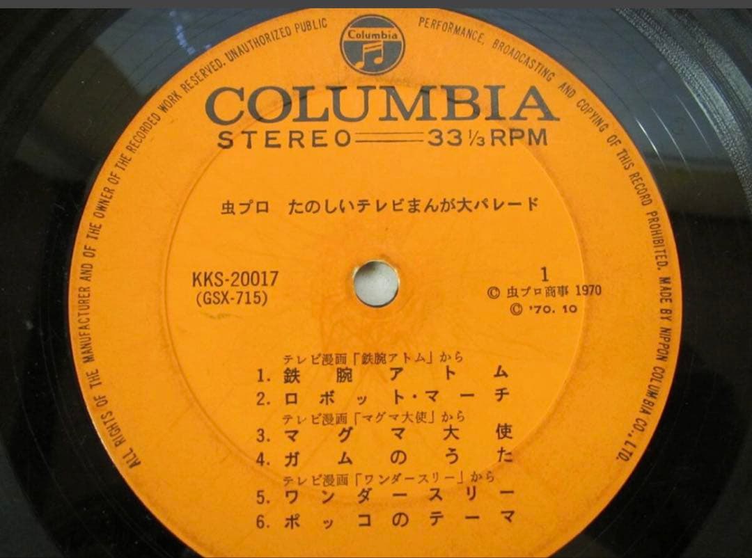 テレビまんがオールスターアルバム 2枚組　1970年代 レコード　LP 12イン