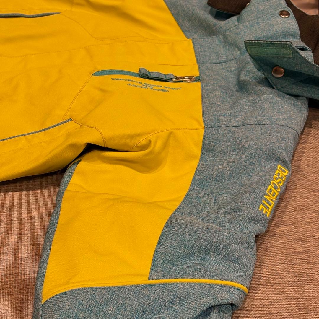 ⚫︎専用です美品⭐︎DESCENTE⭐︎110 デサントスキーウェア上下セット黄色水色