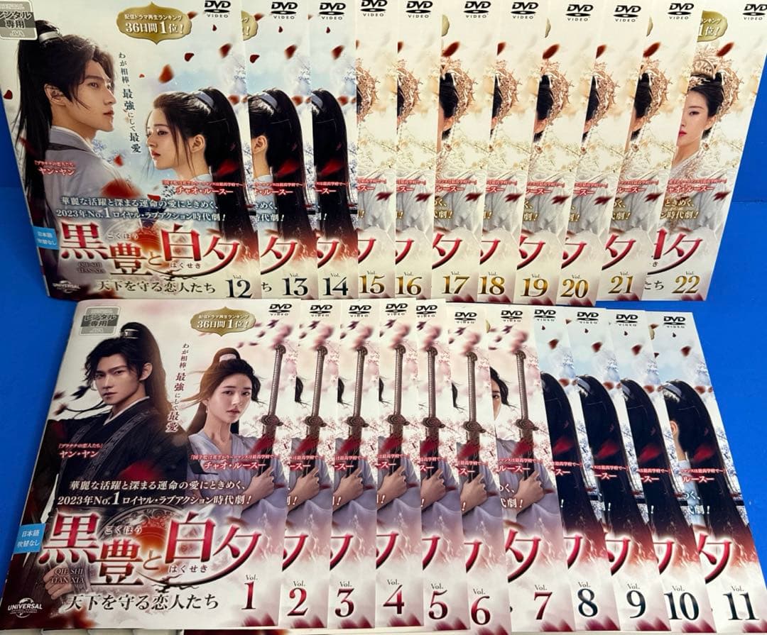 黒豊と白夕～天下を守る恋人たち～ DVD 全22巻 ヤン・ヤン（楊洋）