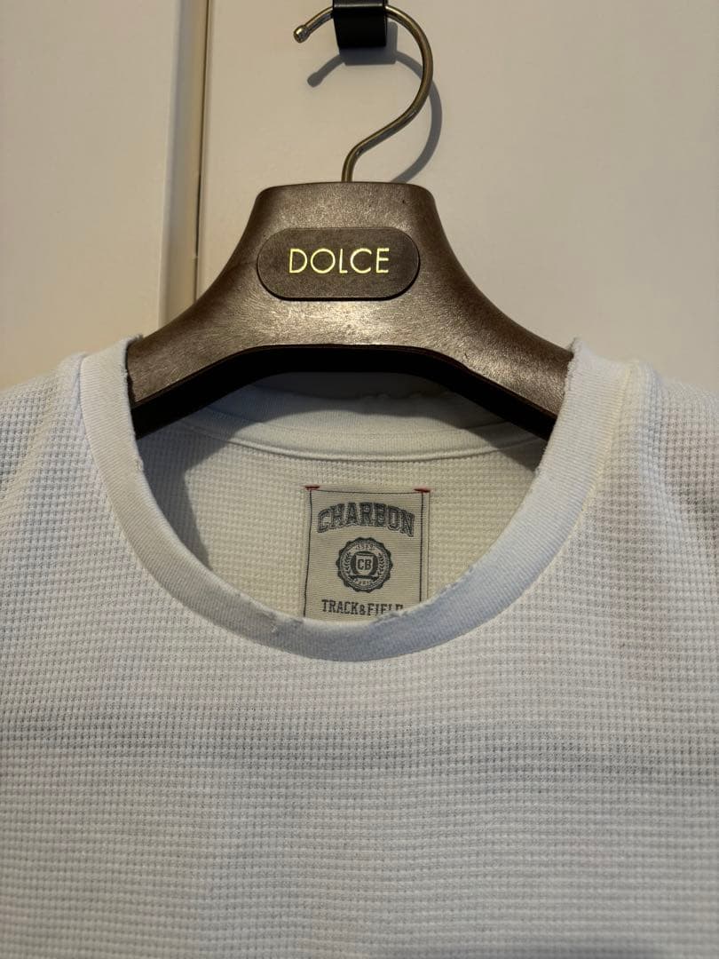 Charbon PIGMENT DYE WAFFLE NO-SLEEVE（L）