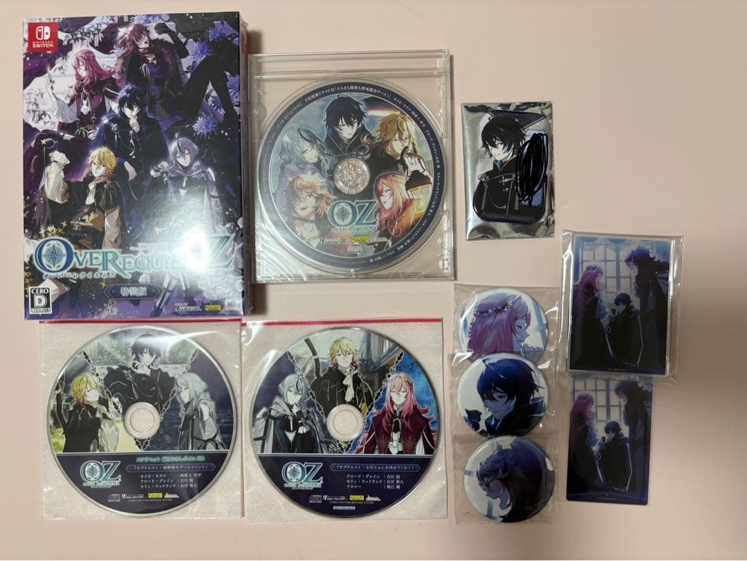 OVER REQUIEMZ 特装版　予約特典、ステラ特典CD、アニメイト特典付