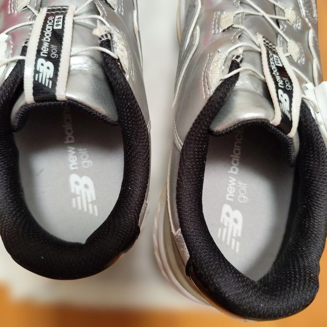 New Balance ゴルフシューズ シルバー　boa