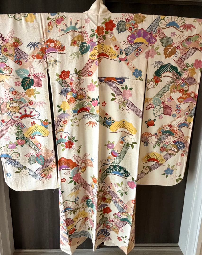 【極美品】振袖6点セット 華やか 古典柄 式典 フルセット可 No46/6 ②
