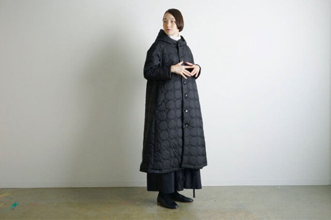 美品⭐︎mochi quilted hood coat キルトフードコート