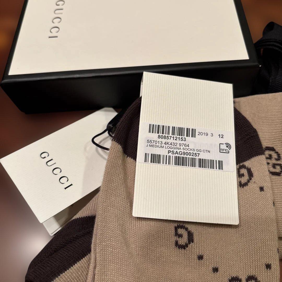 新品タグ付き♡GUCCI♡GGロゴ ソックス♡