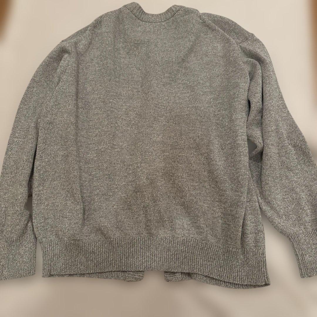 専用　かぐれ　ドライコットンVネックカーディガン　グレー