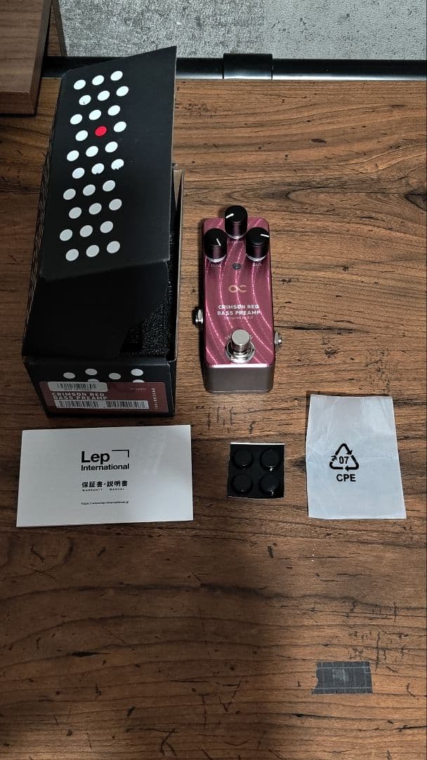 ま*ん様 美品　One control CRIMSON RED BASS PRE