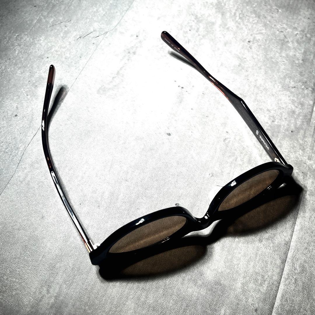 別注カラー　FETICO×BLANC OVAL-FRAME SUNGLASSES