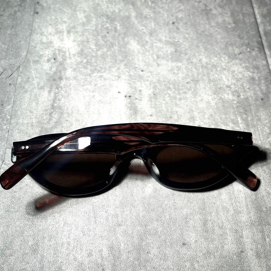別注カラー　FETICO×BLANC OVAL-FRAME SUNGLASSES