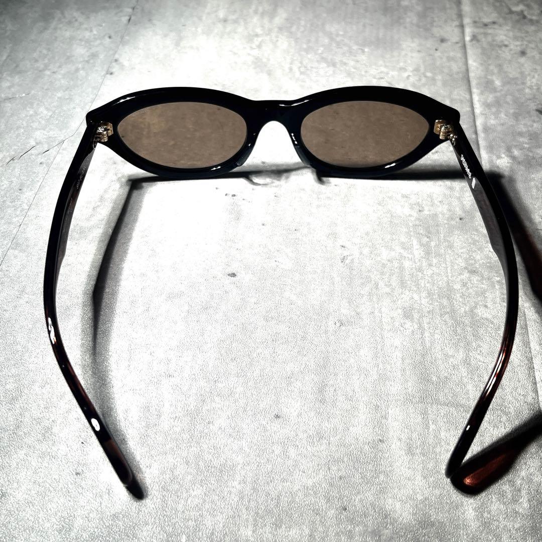 別注カラー　FETICO×BLANC OVAL-FRAME SUNGLASSES