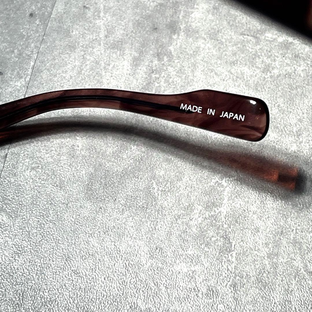 別注カラー　FETICO×BLANC OVAL-FRAME SUNGLASSES