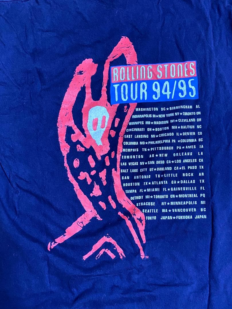 古着　ザ ローリングストーンズ　94年ツアーTシャツ