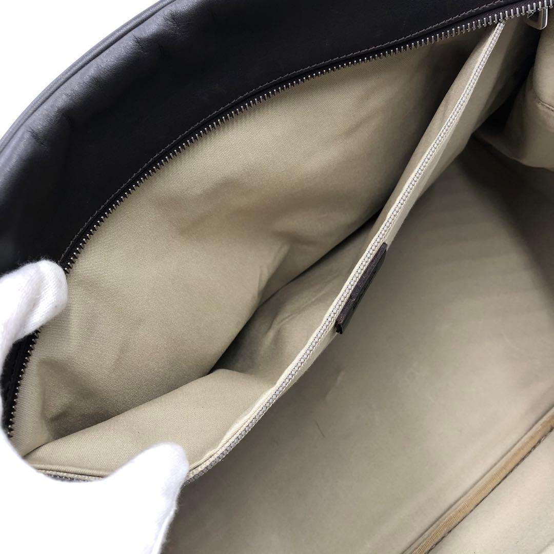 極美品 BALLY 2way ボストンバッグ トレスポ レザー ダークブラウン